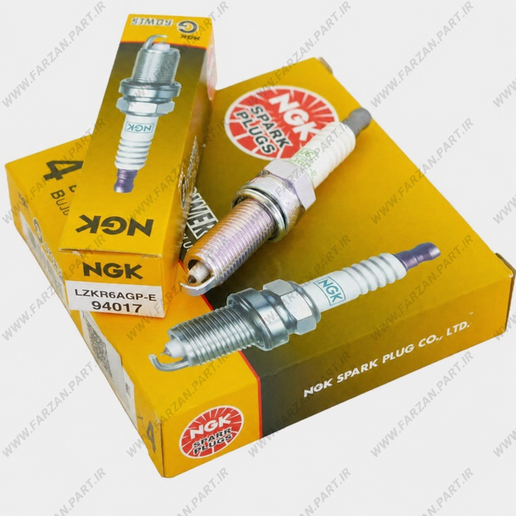 شمع خودرو پایه بلند یورو 4 سوزنی 94017 NGK انجیکا
