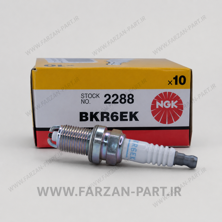 شمع خودرو پایه کوتاه ان جی کا NGK دوپلاتین اصل 2288