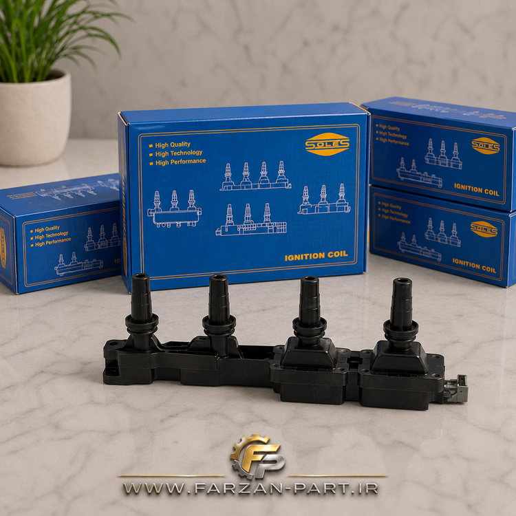 کوئل وارداتی SOLES پژو 206 TU5 تیپ 5 و 6 – عملکرد دقیق و عمر بالا