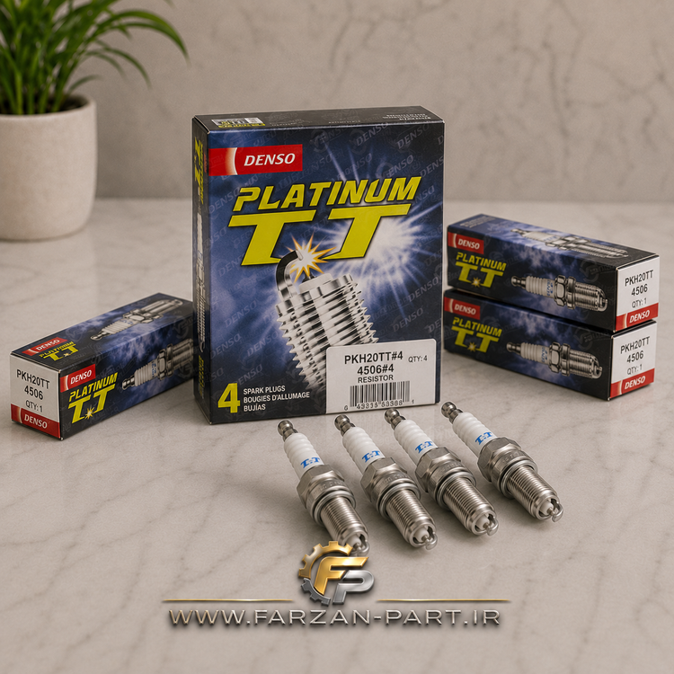 شمع دو سر سوزنی پایه بلند دنسو PKH20TT مدل Platinum TT اصل