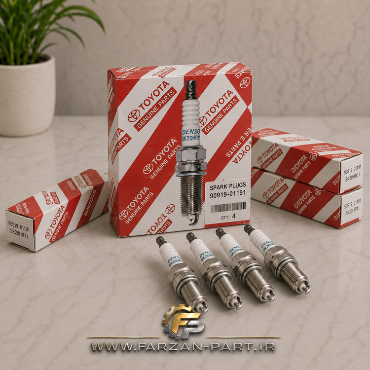 شمع دنسو SK20HR11 ایریدیوم اصلی تویوتا | DENSO ژاپن اصلی