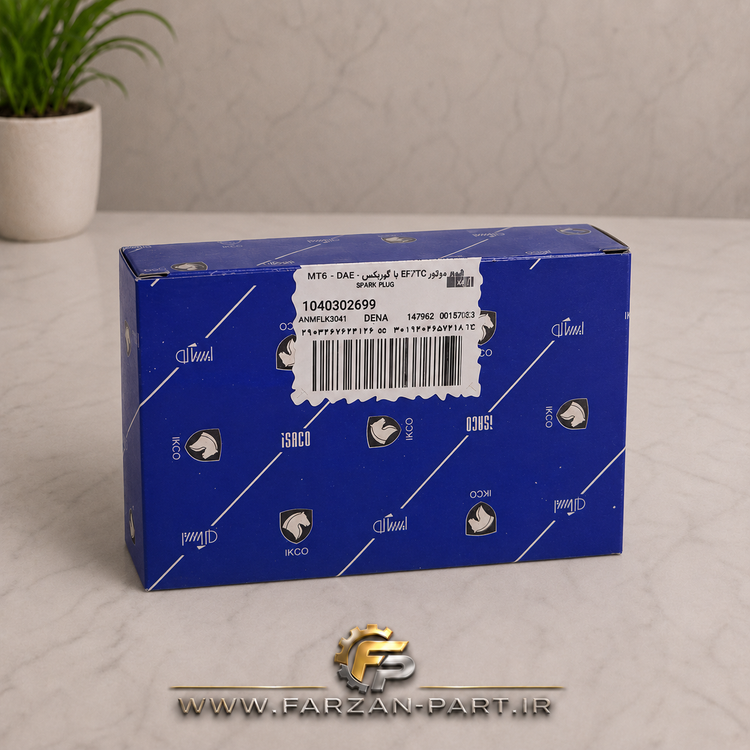 شمع تورچ پایه کوتاه سوزنی ایریدیوم پلاتینیوم مدل K7RTIP ایساکو