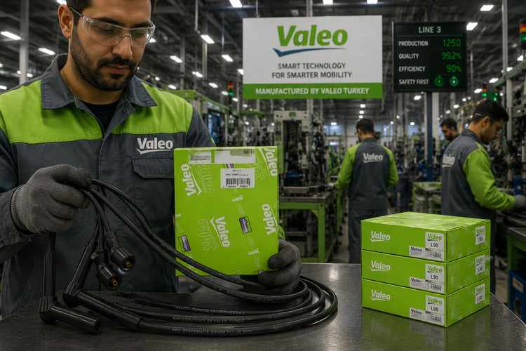 وایر شمع پراید ساژم ولئو Valeo دبل سیلیکونی ساخت ترکیه